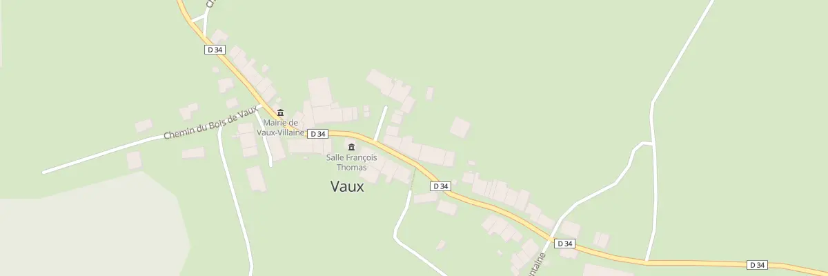 Plan du 1 Rue Saint Remi à Vaux-Villaine