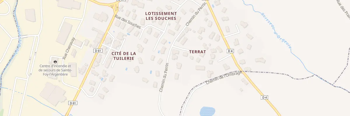 Plan du 163 Che du Perrin à Sainte-Foy-l’Argentière