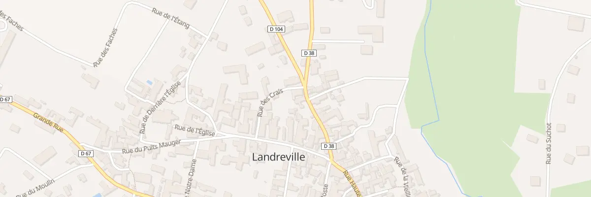 Plan du 9 Rue de Viviers à Landreville