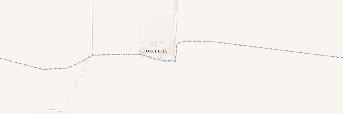 Plan du 5207 Courcelles à Thin-le-Moutier