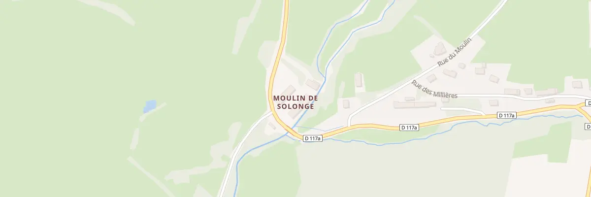 Plan du 8 Rue des Pralots (solonge) à Mimeure