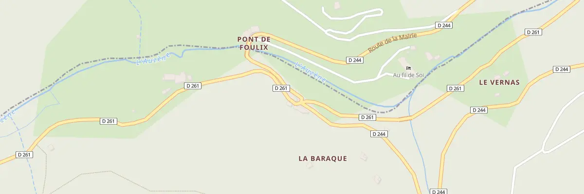 Plan du 5143 La Baraque à Saint-Julien-du-Gua
