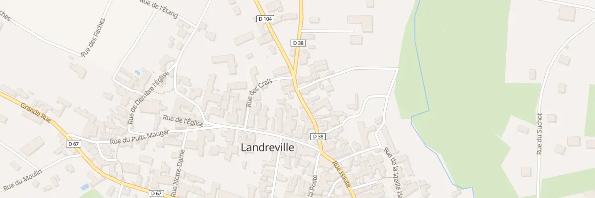 Plan du 7 Rue de Viviers à Landreville