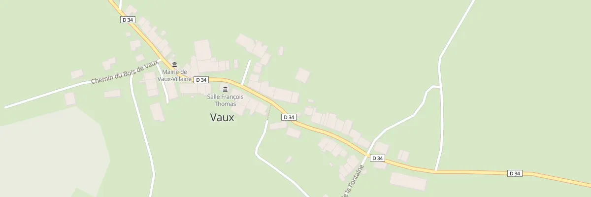 Plan du 5045 Vaux à Vaux-Villaine