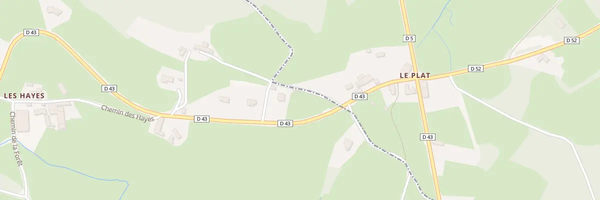 Plan du 2643 Rte du Plat à Saint-Igny-de-Vers