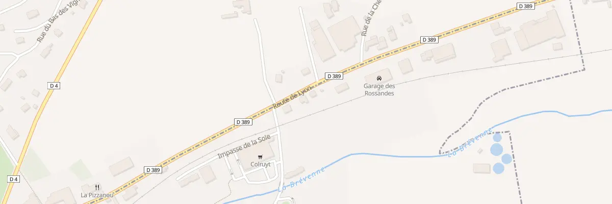 Plan du 638 Rte de Lyon à Sainte-Foy-l’Argentière