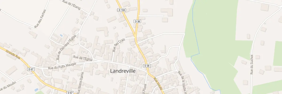 Plan du 8 Rue de Viviers à Landreville
