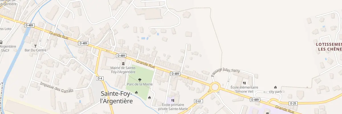 Plan du 539 Grande Rue à Sainte-Foy-l’Argentière