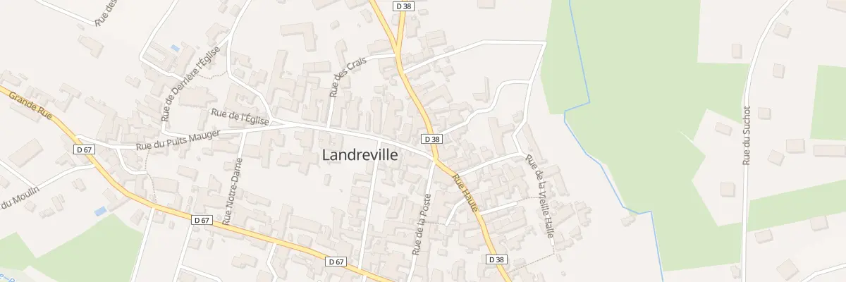 Plan du 3 Rue de Viviers à Landreville