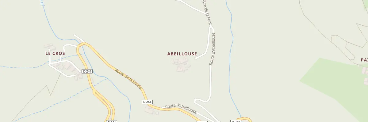 Plan du 5091 Abeillouse à Issamoulenc