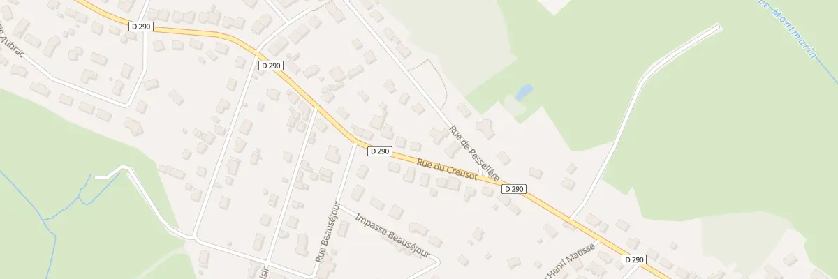 Plan du 97 Rue du Creusot au Breuil