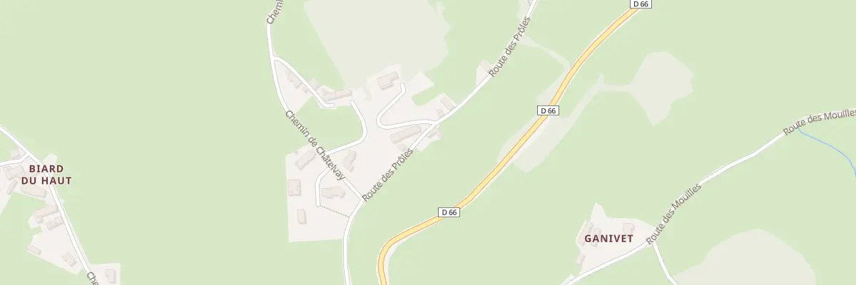 Plan du 5160 Ganivet à Saint-Bonnet-des-Bruyères