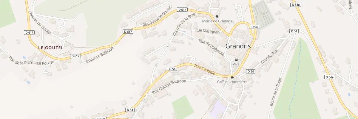 Plan du 257 Rue Centrale à Grandris