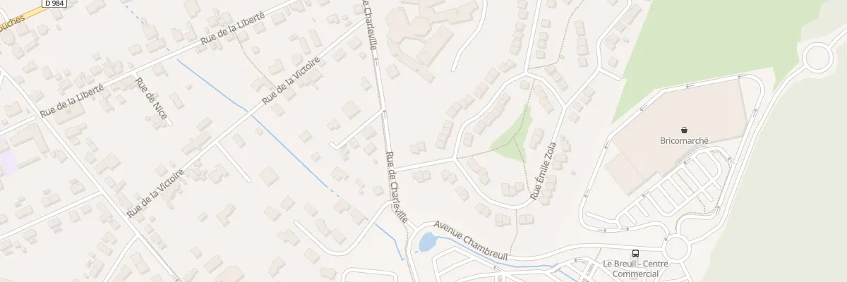 Plan du 3 Rue Émile Zola au Breuil