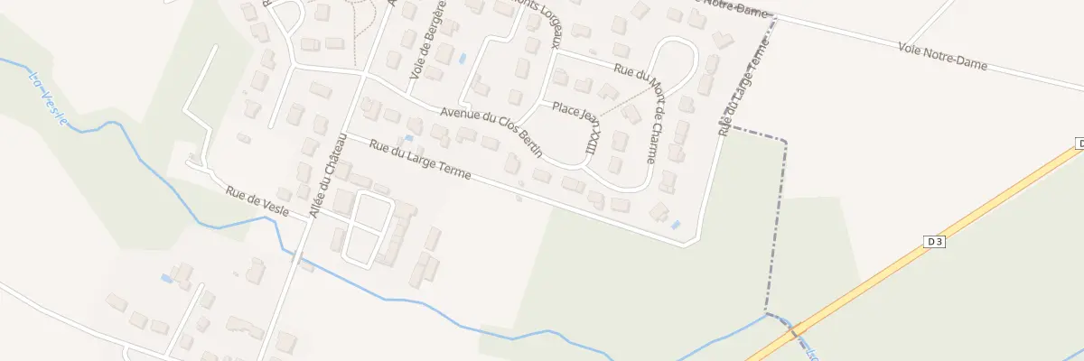 Plan du 15 Av du Clos Bertin à L’Épine