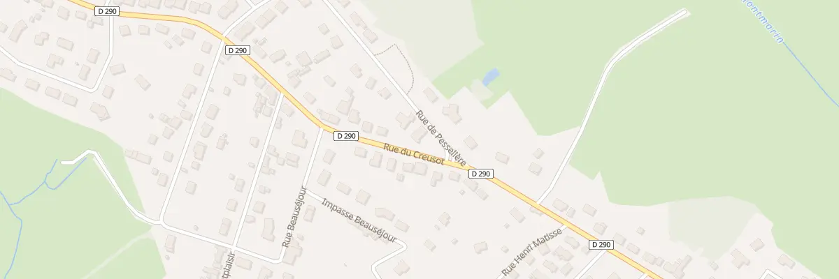 Plan du 99 Rue du Creusot au Breuil