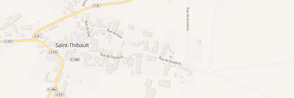 Plan du 5046 Le Village à Saint-Thibault