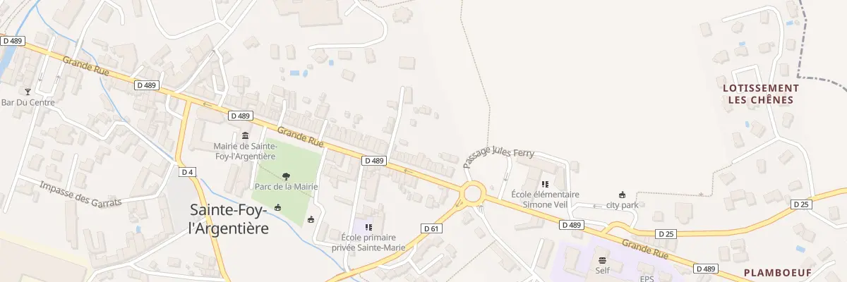 Plan du 615 Grande Rue à Sainte-Foy-l’Argentière