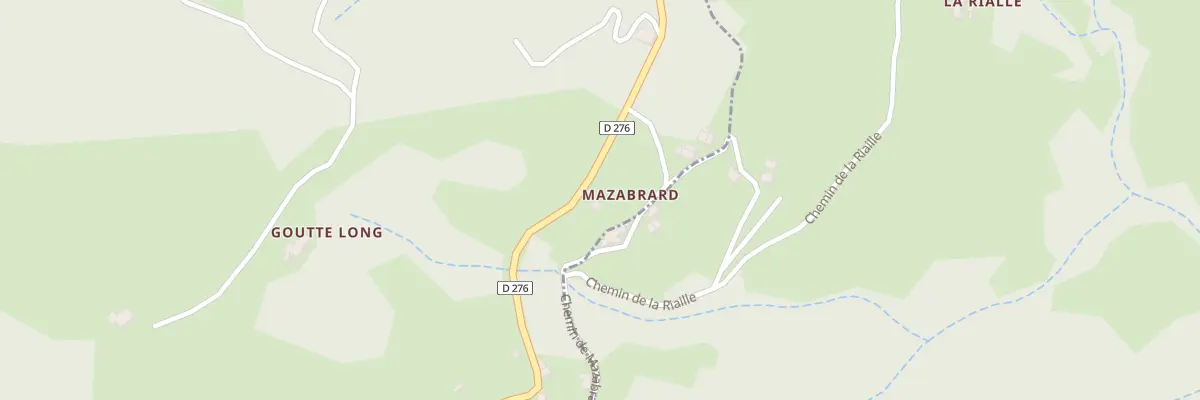 Plan du 5054 Mazabrard à Saint-Jeure-d’Andaure