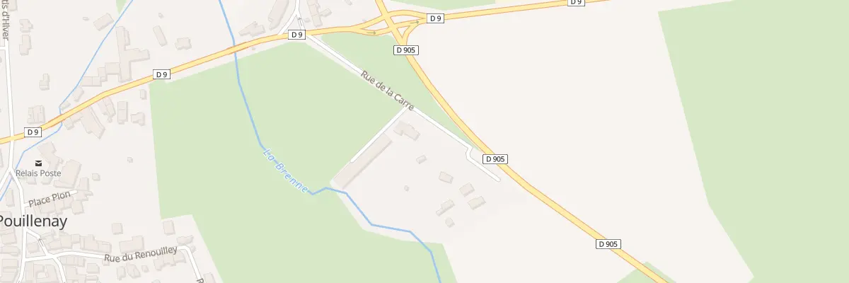 Plan du 8 Rue de la Carre à Posanges