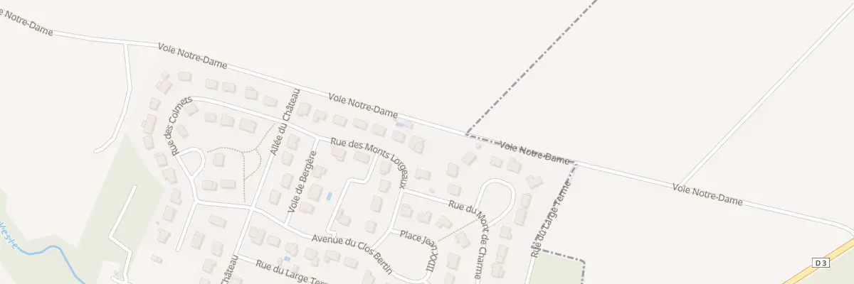 Plan du 13 Rue des Monts Lorgeaux à L’Épine