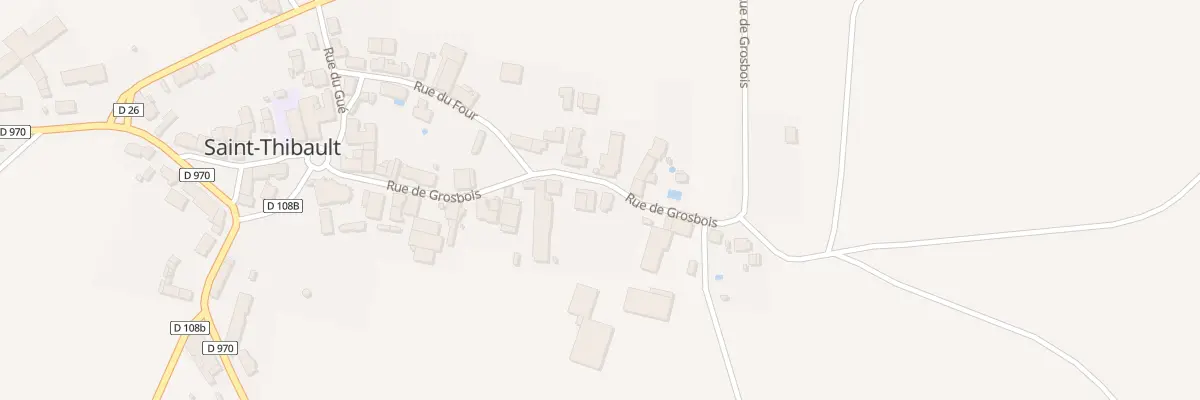 Plan du 5054 Le Village à Saint-Thibault