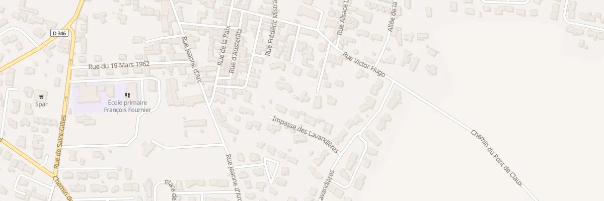 Plan du 10T Rue Victor Hugo à Manduel