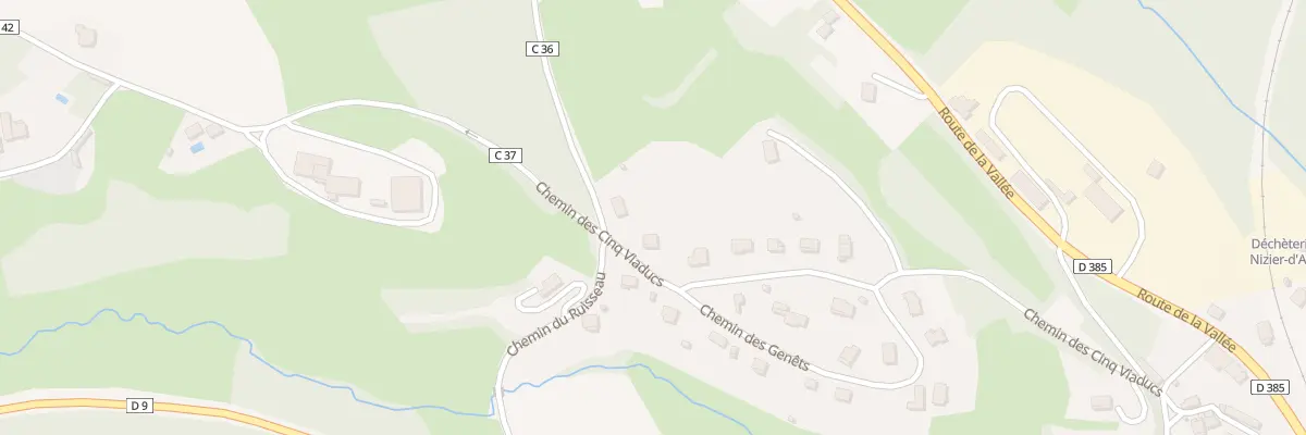 Plan du 454 Che des Cinq Viaducs à Saint-Nizier-d’Azergues
