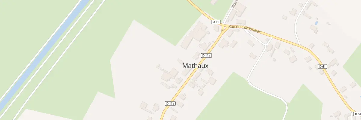 Plan du 121 Le Village Ouest à Mathaux