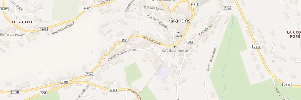 Plan du 5235 Rue de la Grange Bourdon à Grandris