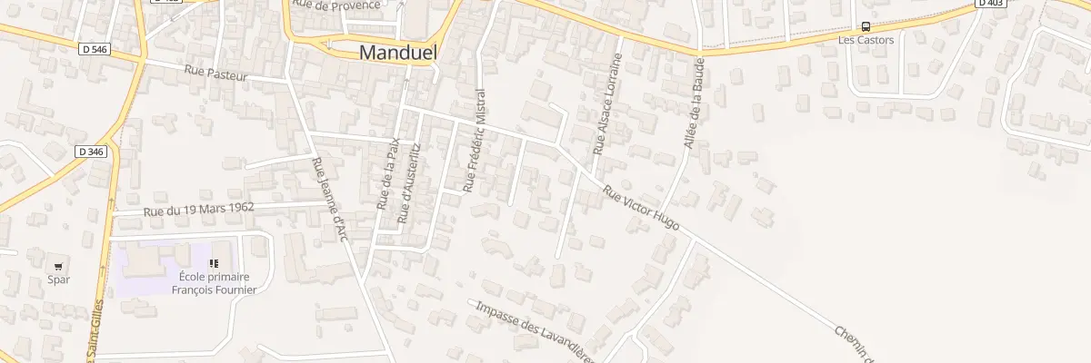 Plan du 8B Rue Victor Hugo à Manduel