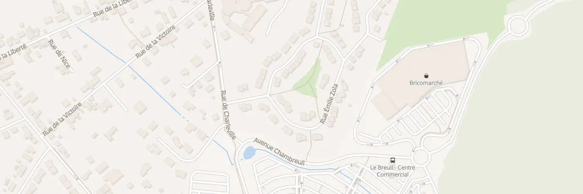 Plan du 7 Rue Émile Zola au Breuil