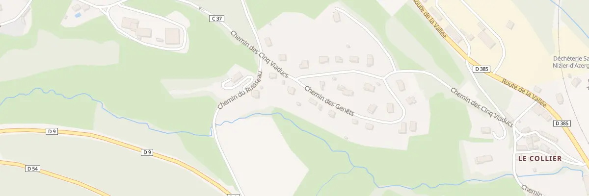 Plan du 267 Che des Genets à Saint-Nizier-d’Azergues