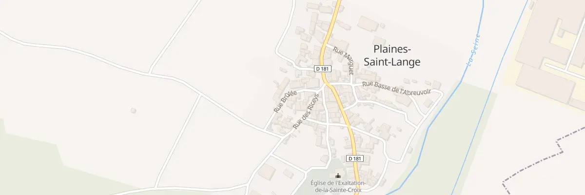 Plan du 4 Rue de la Brulee à Plaines-Saint-Lange