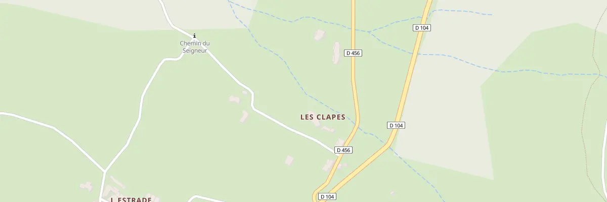 Plan du 5249 Les Clapes à Saint-Étienne-de-Boulogne