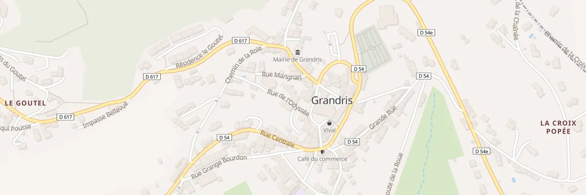 Plan du 5048 Pl de l’Eglise à Grandris