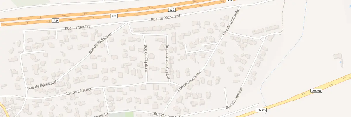 Plan du 8 Rue des Cigales à Saint-Gervasy