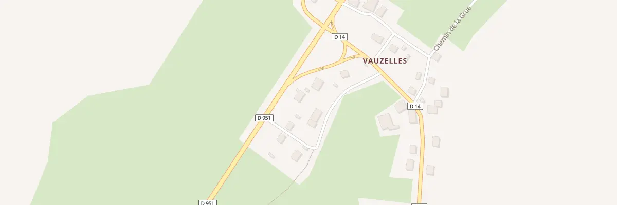Plan du 1 Rue des Mariettes à Auboncourt-Vauzelles
