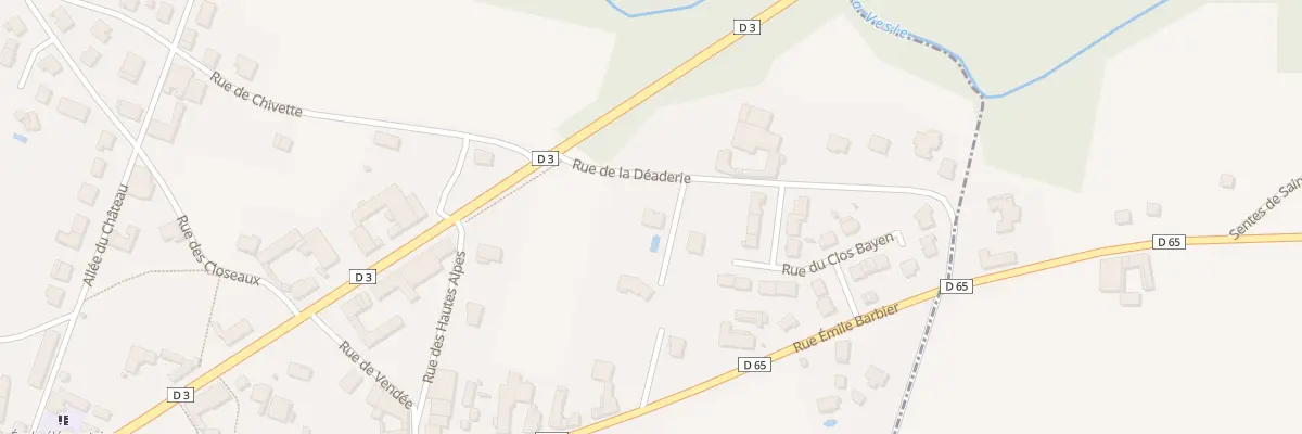 Plan du 8 Rue de la Deaderie à L’Épine