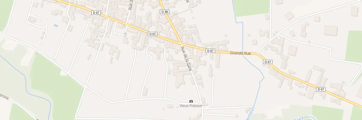 Plan du 4 Rue de la Gare à Landreville