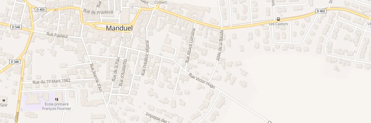 Plan du 18 Rue Alsace Lorraine à Manduel