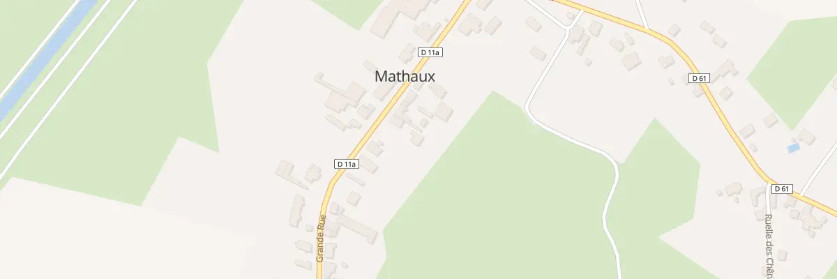 Plan du 9 Grande Rue à Mathaux