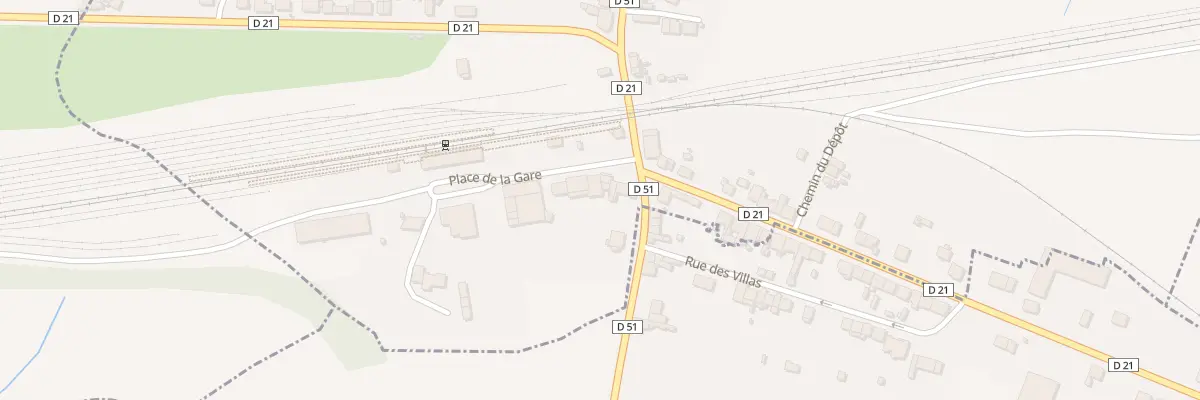 Plan du 7 Pl de la Gare à Lucquy