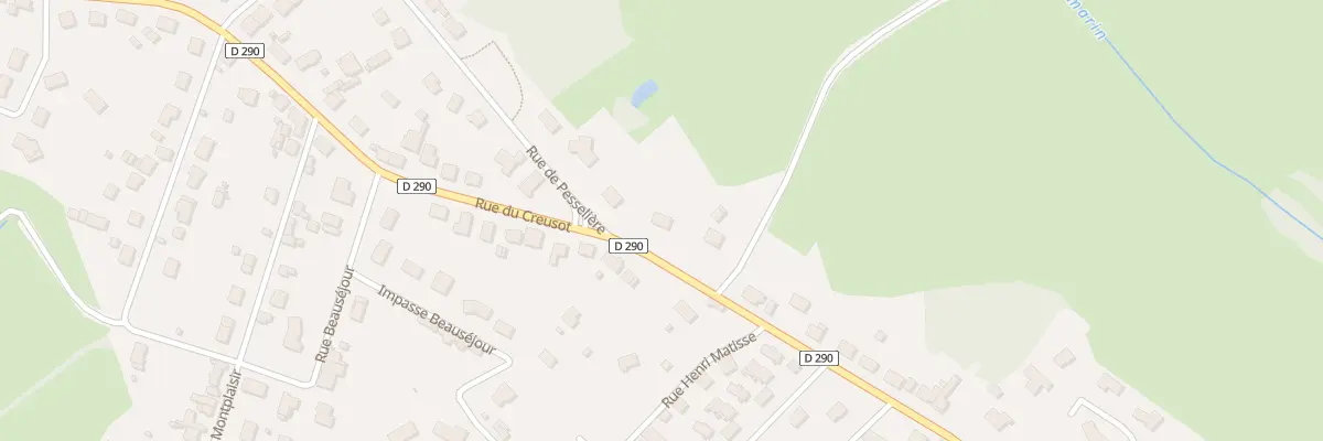 Plan du 101 Rue du Creusot au Breuil