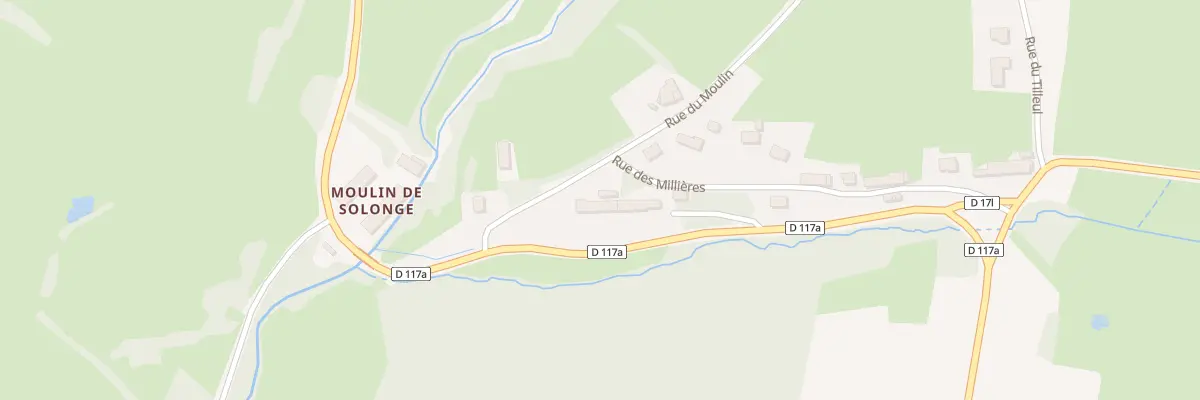 Plan du 2 Rue du Moulin (solonge) à Mimeure