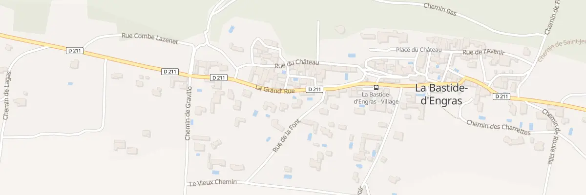 Plan du 5021 La Grand’ Rue à La Bastide-d’Engras