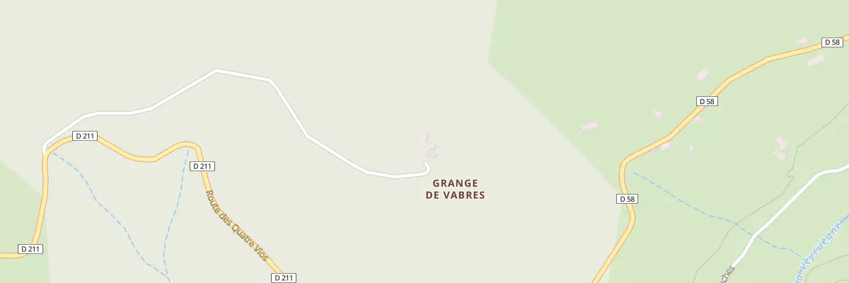 Plan du 5172 Grange de Vabres à Saint-Pierreville