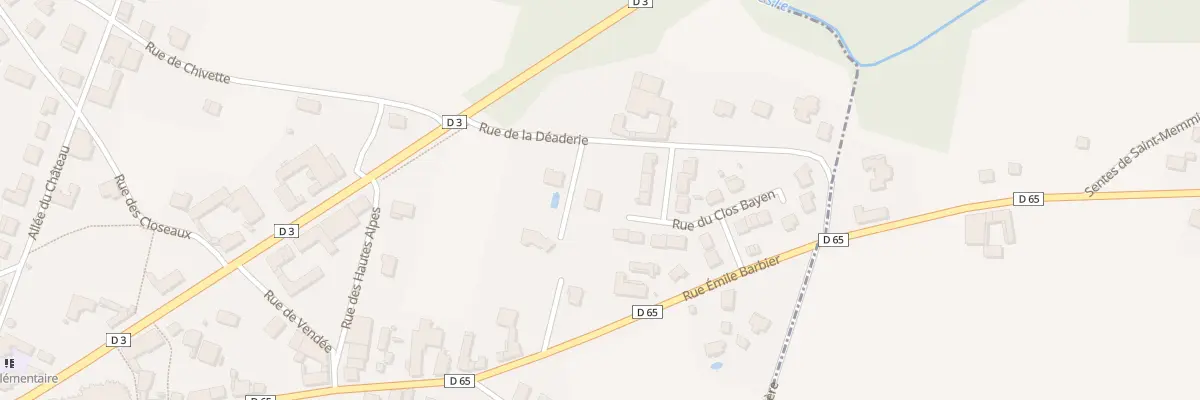 Plan du 7T Rue du Clos Bayen à L’Épine