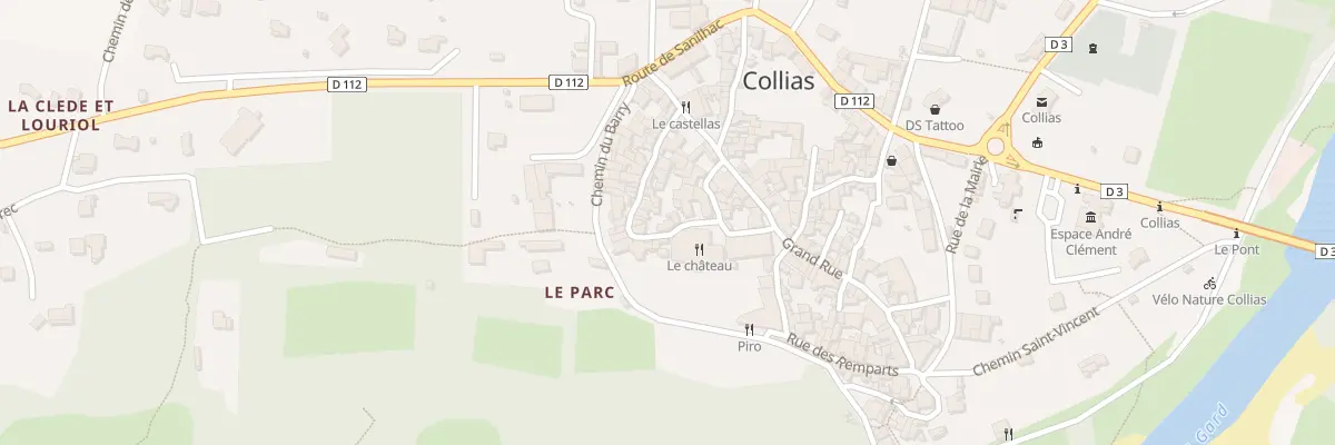 Plan du 27 Rue de la Treille à Collias