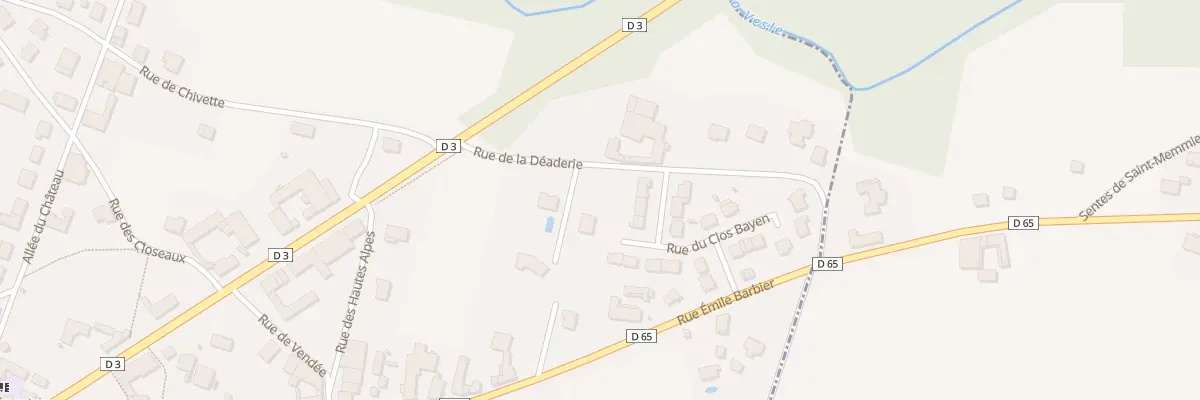 Plan du 14 Rue de la Deaderie à L’Épine